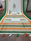 VK 4158 Independence Day Soft Linen Digital Printed Saree
